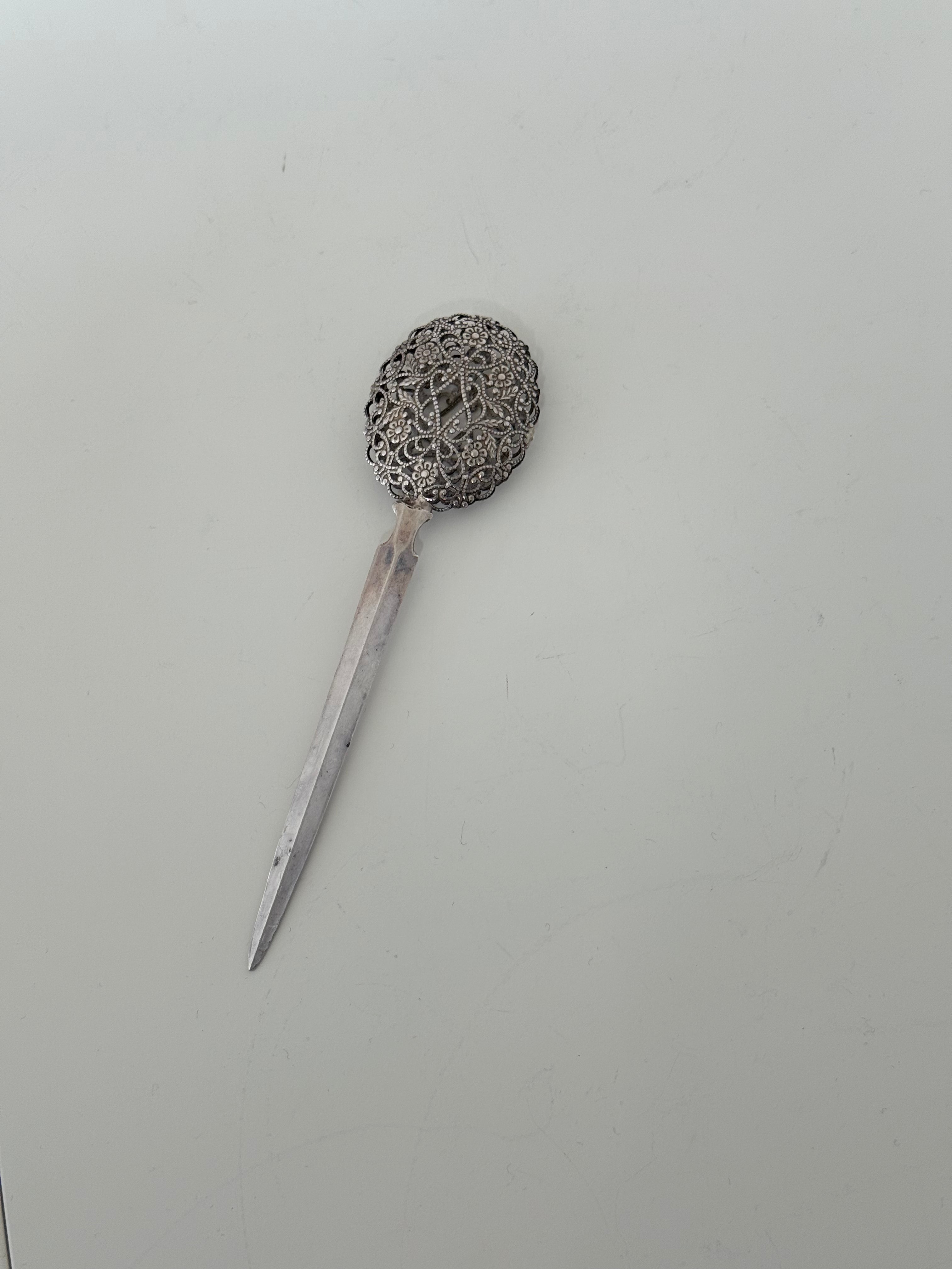 envelope opener in silver