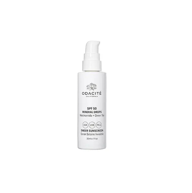 odacité sheer mineral drops sunscreen