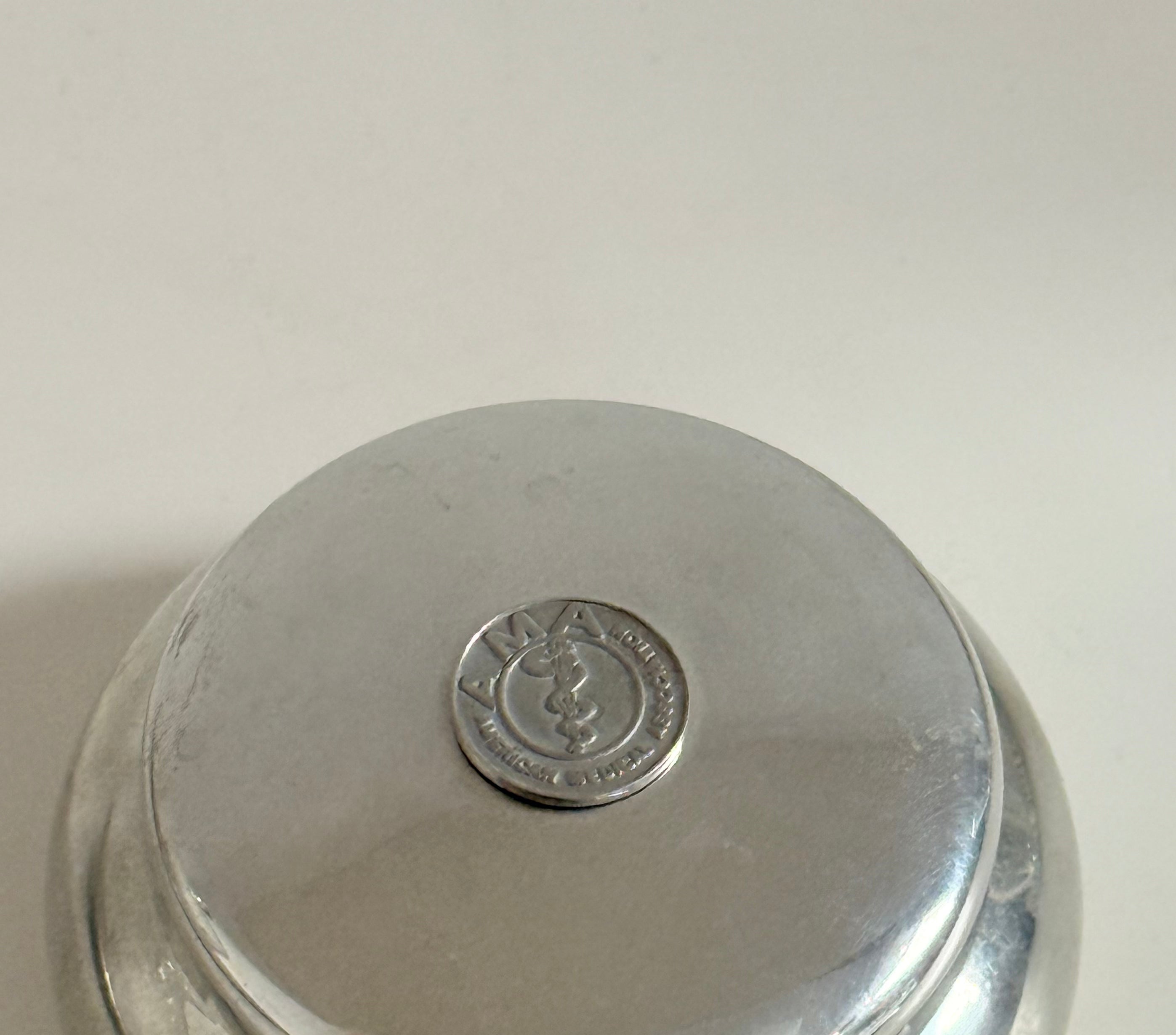 box ama, american medical association in pewter
