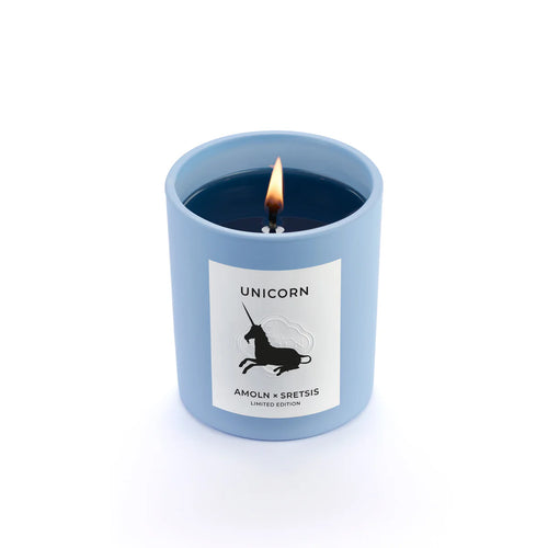 amoln unicorn candle