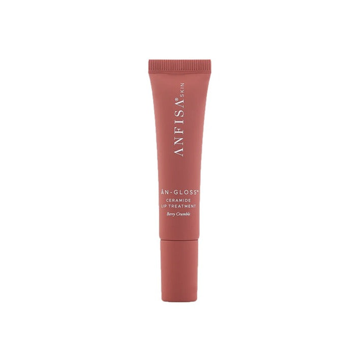 Anfisa Ân-Gloss Ceramide Lip Tint in Berry Crumble — mauve-pink squeeze tube