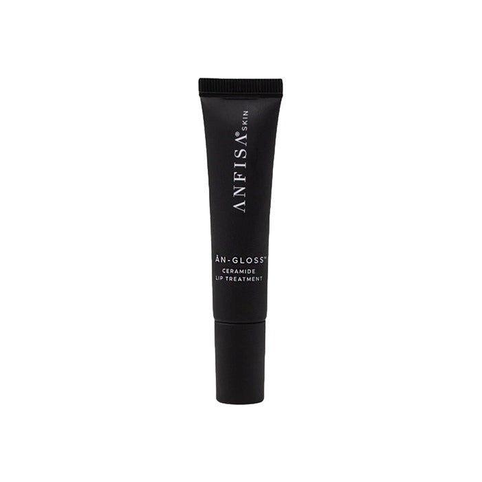 Anfisa Skin Ân-Gloss Ceramide Lip Treatment in a sleek black squeeze tube