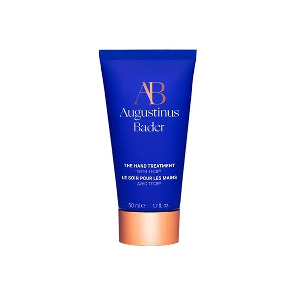 Augustinus Bader The Hand Treatment 50ml tube in cobalt blue with rose gold cap