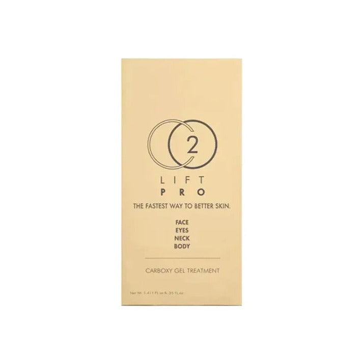 CO2Lift Pro Carboxy Gel Treatment single-treatment box for face, eyes, neck and body