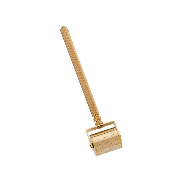 Environ Cosmetic Gold Roll-CIT micro-needling roller with textured drum and ribbed handle