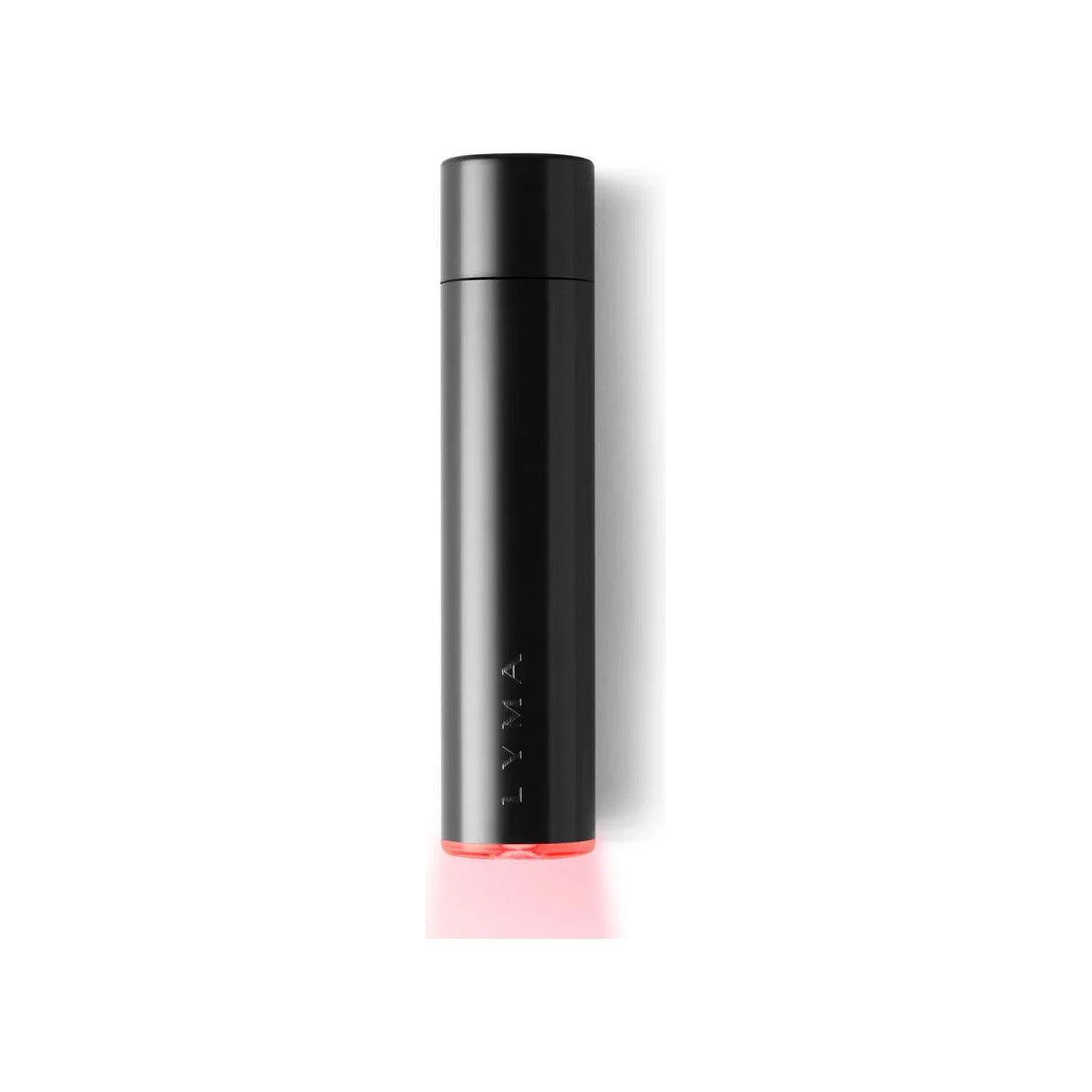 LYMA Laser handheld device in sleek black with red laser light at the tip