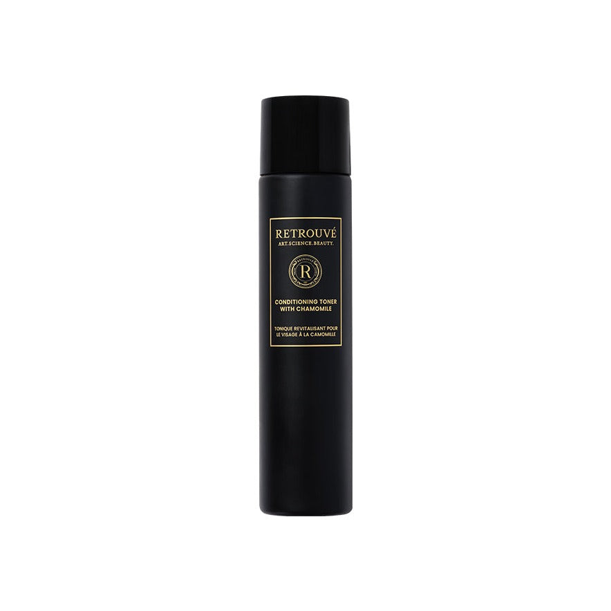 Retrouvé Conditioning Toner with Chamomile in a sleek black spray bottle with gold lettering