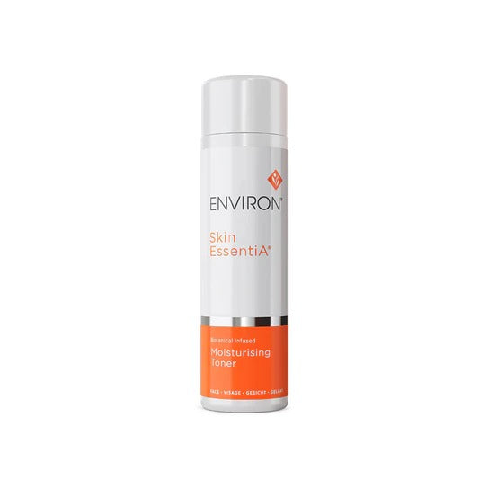 Environ Skin EssentiA botanical infused moisturising toner bottle with orange and white label