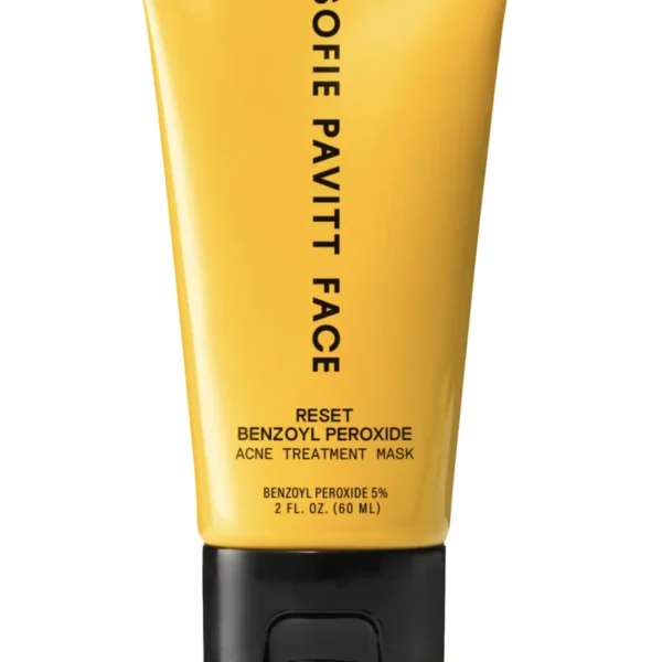 Sofie pavitt 5% benzoyl peroxide acne treatment mask with glycolic acid