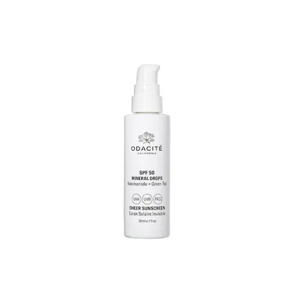 odacité sheer mineral drops sunscreen